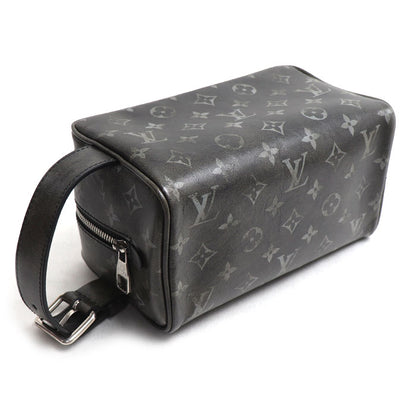 LOUIS VUITTON ルイ・ヴィトン ロッカー ドップキット ハンドバッグ モノグラムブラッシュド ブラック M11670 ICチップ メンズ【中古】【美品】