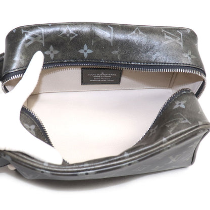LOUIS VUITTON ルイ・ヴィトン ロッカー ドップキット ハンドバッグ モノグラムブラッシュド ブラック M11670 ICチップ メンズ【中古】【美品】
