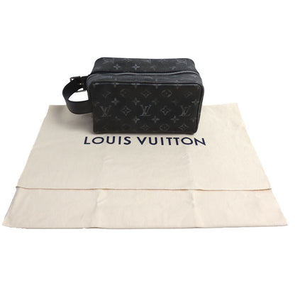 LOUIS VUITTON ルイ・ヴィトン ロッカー ドップキット ハンドバッグ モノグラムブラッシュド ブラック M11670 ICチップ メンズ【中古】【美品】