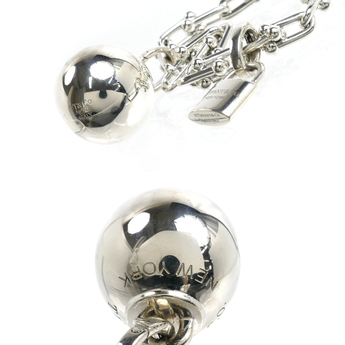 TIFFANY&Co. ティファニー シルバー925 ハードウェア スモールラップ ブレスレット 45.6g レディース【中古】【美品】