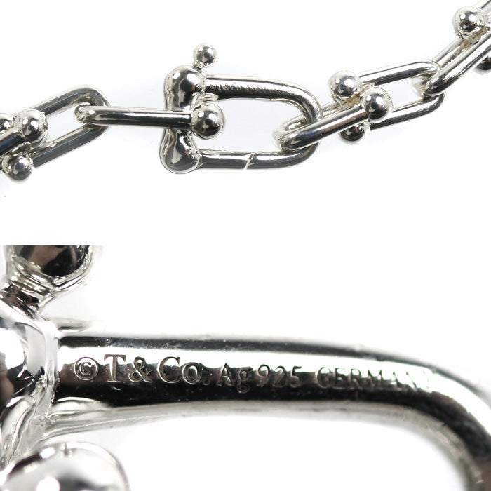 TIFFANY&Co. ティファニー シルバー925 ハードウェア スモールラップ ブレスレット 45.6g レディース【中古】【美品】
