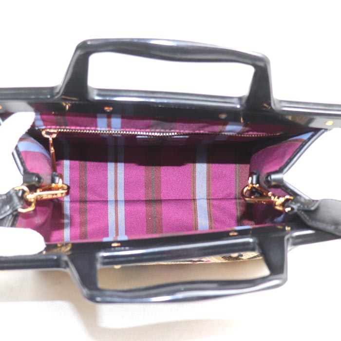 ETRO エトロ ジャガード ラブトロッター 2Wayショルダーバッグ マルチカラー 1P023 レディース【中古】