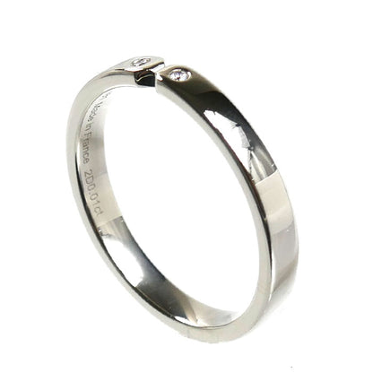HERMES エルメス Pt950プラチナ エヴァーケリー リング・指輪 H119861B 00049 ダイヤモンド0.01ct 9号 49 3.3g レディース【中古】【美品】