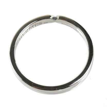 HERMES エルメス Pt950プラチナ エヴァーケリー リング・指輪 H119861B 00049 ダイヤモンド0.01ct 9号 49 3.3g レディース【中古】【美品】