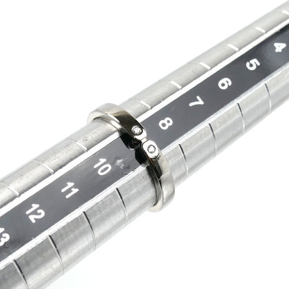 HERMES エルメス Pt950プラチナ エヴァーケリー リング・指輪 H119861B 00049 ダイヤモンド0.01ct 9号 49 3.3g レディース【中古】【美品】