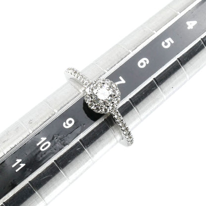 GRAFF グラフ K18WG ホワイトゴールド アイコン ラウンド リング・指輪 RGR618 ダイヤモンド0.21ct 7.5号 2.8g レディース【中古】【美品】