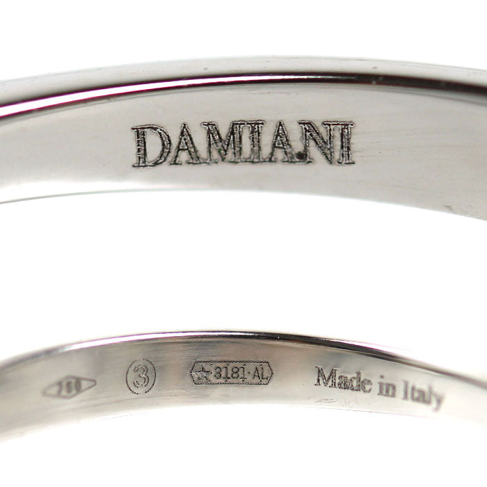 Damiani ダミアーニ K18WG ホワイトゴールド マルゲリータ リング・指輪 20089283 ダイヤモンド 12号 3.5g レディース【中古】【美品】