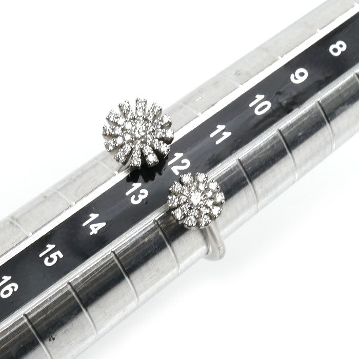 Damiani ダミアーニ K18WG ホワイトゴールド マルゲリータ リング・指輪 20089283 ダイヤモンド 12号 3.5g レディース【中古】【美品】