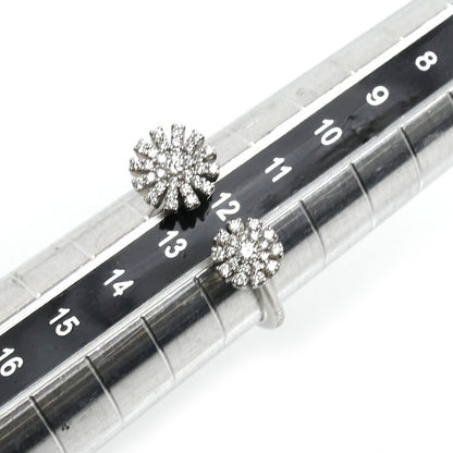 Damiani ダミアーニ K18WG ホワイトゴールド マルゲリータ リング・指輪 20089283 ダイヤモンド 12号 3.5g レディース【中古】【美品】