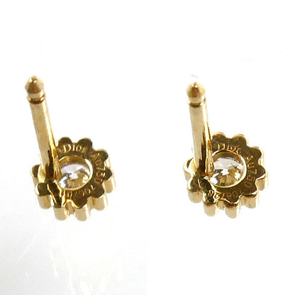 Dior ディオール K18YG イエローゴールド ミミローズ ピアス JMRO95017_0000 ダイヤモンド 1.1g セット売り レディース【中古】【美品】