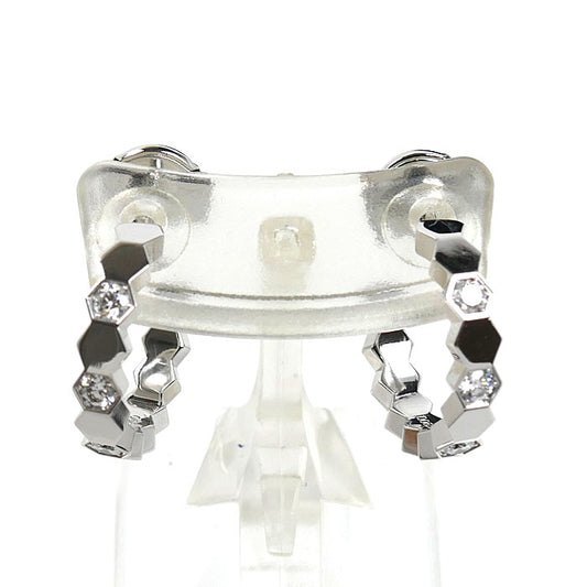Chaumet ショーメ K18WG ホワイトゴールド ビーマイラブ ピアス 085271 ダイヤモンド 5.8g レディース【中古】【美品】