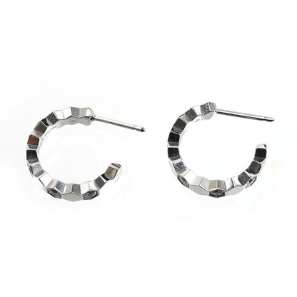 Chaumet ショーメ K18WG ホワイトゴールド ビーマイラブ ピアス 085271 ダイヤモンド 5.8g レディース【中古】【美品】