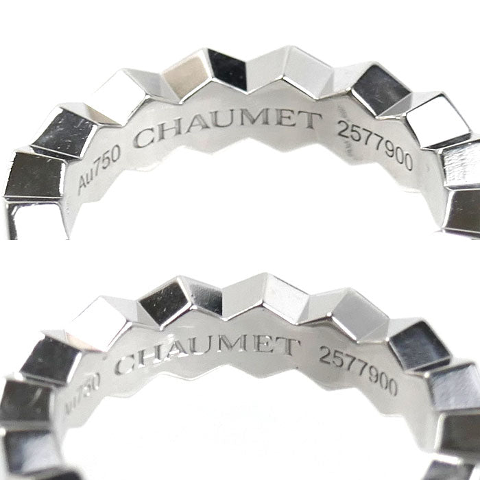 Chaumet ショーメ K18WG ホワイトゴールド ビーマイラブ ピアス 085271 ダイヤモンド 5.8g レディース【中古】【美品】
