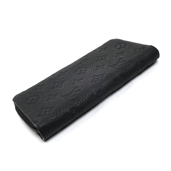 LOUIS VUITTON ルイ・ヴィトン ジッピーウォレットヴェルティカル 長財布 ラウンドファスナー モノグラムトリヨン ブラック M69047 ICチップ メンズ【中古】
