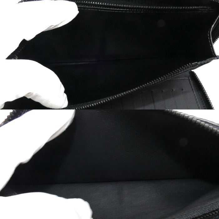 LOUIS VUITTON ルイ・ヴィトン ジッピーウォレットヴェルティカル 長財布 ラウンドファスナー モノグラムトリヨン ブラック M69047 ICチップ メンズ【中古】