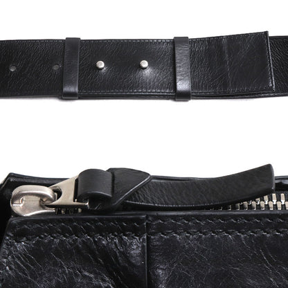 BOTTEGAVENETA ボッテガヴェネタ マキシイントレチャート カセット ショルダーバッグ ブラック 651480 VCQ71 8803 メンズ【中古】【美品】