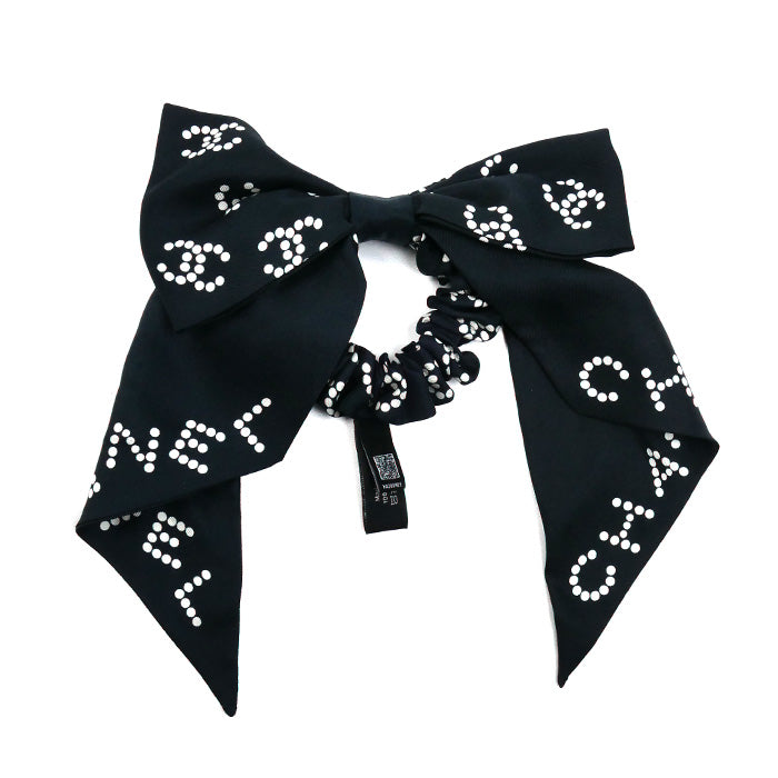 CHANEL シャネル シルク シュシュ ココマーク ヘアアクセサリー AAA706 レディース【中古】【美品】