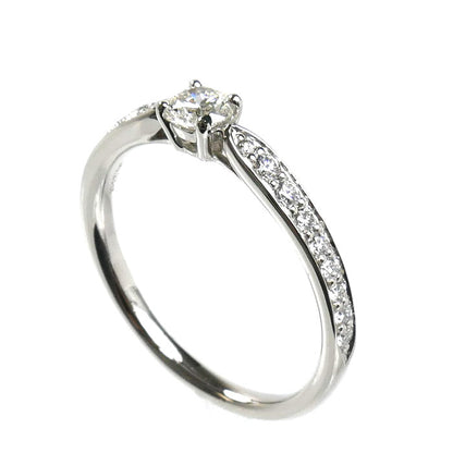 TIFFANY&Co. ティファニー Pt950プラチナ ハーモニー ハーフサークル リング・指輪 ダイヤモンド0.23ct 11号 3.1g レディース【中古】