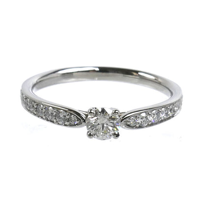 TIFFANY&Co. ティファニー Pt950プラチナ ハーモニー ハーフサークル リング・指輪 ダイヤモンド0.23ct 11号 3.1g レディース【中古】