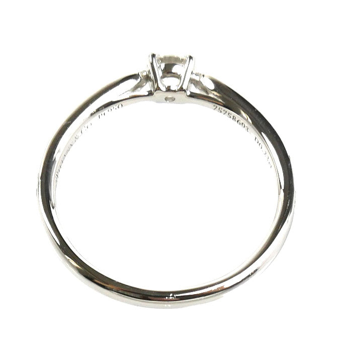 TIFFANY&Co. ティファニー Pt950プラチナ ハーモニー ハーフサークル リング・指輪 ダイヤモンド0.23ct 11号 3.1g レディース【中古】