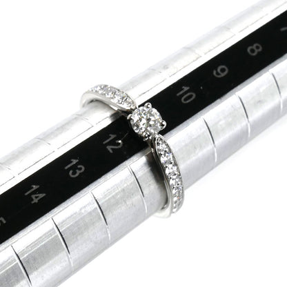 TIFFANY&Co. ティファニー Pt950プラチナ ハーモニー ハーフサークル リング・指輪 ダイヤモンド0.23ct 11号 3.1g レディース【中古】