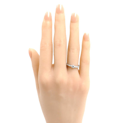 TIFFANY&Co. ティファニー Pt950プラチナ ハーモニー ハーフサークル リング・指輪 ダイヤモンド0.23ct 11号 3.1g レディース【中古】