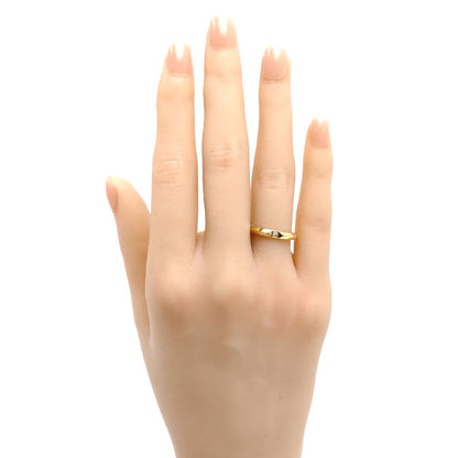 TIFFANY&Co. ティファニー K18YG イエローゴールド トゥルーバンド リング・指輪 ダイヤモンド 11.5号 3.4g レディース【中古】