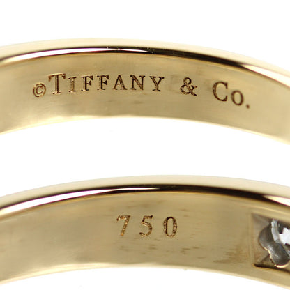 TIFFANY&Co. ティファニー K18YG イエローゴールド ハーフサークル チャネルセッティング リング・指輪 ダイヤモンド 16.5号 5.4g レディース【中古】【美品】