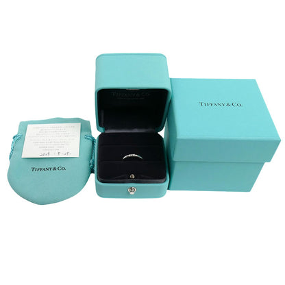 TIFFANY&Co. ティファニー Pt950プラチナ クラシックバンド 3Pダイヤ リング・指輪 ダイヤモンド 5.5号 2.8g レディース【中古】【美品】