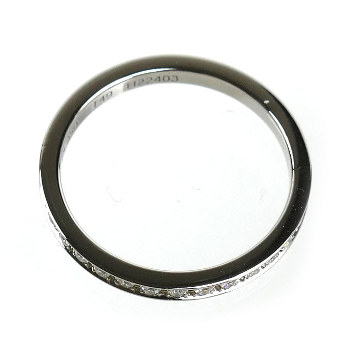 Boucheron ブシュロン Pt950プラチナ キャトルラディアント エタニティ リング・指輪 JAL00230 ダイヤモンド 8.5号 49 2.2g レディース【中古】【美品】