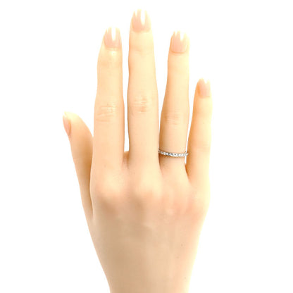 Boucheron ブシュロン Pt950プラチナ キャトルラディアント エタニティ リング・指輪 JAL00230 ダイヤモンド 8.5号 49 2.2g レディース【中古】【美品】