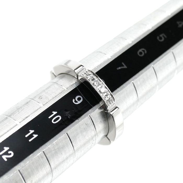 CARTIER カルティエ K18WG ホワイトゴールド マイヨンパンテール 4Pダイヤ リング・指輪 B4080448 ダイヤモンド 8号 48 3.9g レディース【中古】【美品】