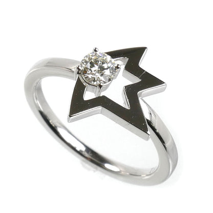 TASAKI タサキ K18WG ホワイトゴールド コメット ダイヤ リング・指輪 ダイヤモンド0.22ct 11号 3.7g レディース【中古】【美品】