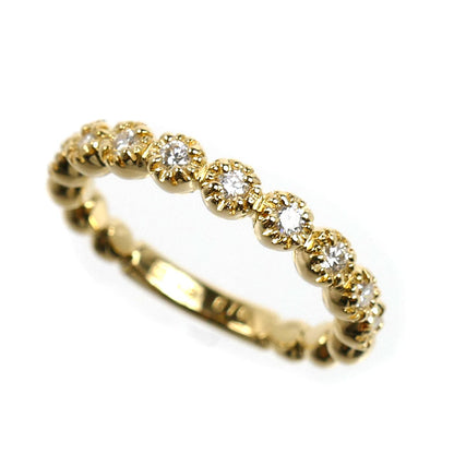 Ponte Vecchio ポンテヴェキオ K18YG イエローゴールド リング・指輪 ダイヤモンド0.16ct 6号 2.6g レディース【中古】【美品】