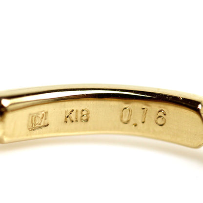 Ponte Vecchio ポンテヴェキオ K18YG イエローゴールド リング・指輪 ダイヤモンド0.16ct 6号 2.6g レディース【中古】【美品】