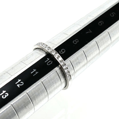 Ponte Vecchio ポンテヴェキオ K18WG ホワイトゴールド ハーフエタニティ リング・指輪 ダイヤモンド0.20ct 9号 1.2g レディース【中古】【美品】
