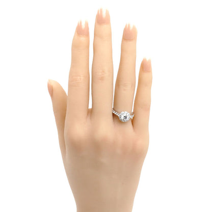 GRAFF グラフ K18WG ホワイトゴールド アイコン ラウンド リング・指輪 RGR618 ダイヤモンド0.54ct 8.5号 4.0g レディース【中古】