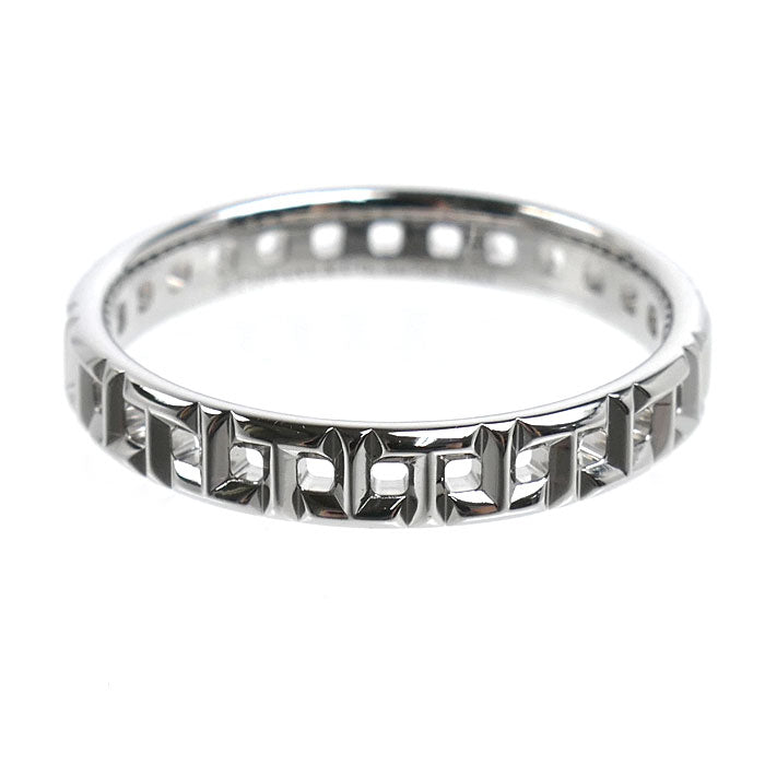 TIFFANY&Co. ティファニー K18WG ホワイトゴールド Tトゥルー ナロー リング・指輪 62508426 18号 3.7g メンズ【中古】【美品】