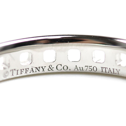 TIFFANY&Co. ティファニー K18WG ホワイトゴールド Tトゥルー ナロー リング・指輪 62508426 18号 3.7g メンズ【中古】【美品】