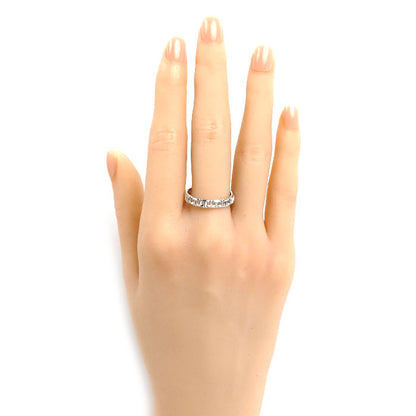 TIFFANY&Co. ティファニー K18WG ホワイトゴールド Tトゥルー ナロー リング・指輪 62508426 18号 3.7g メンズ【中古】【美品】