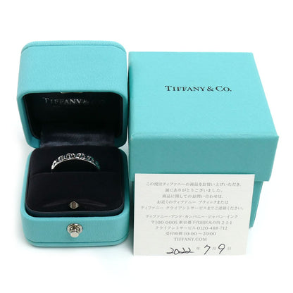 TIFFANY&Co. ティファニー K18WG ホワイトゴールド Tトゥルー ナロー リング・指輪 62508426 18号 3.7g メンズ【中古】【美品】