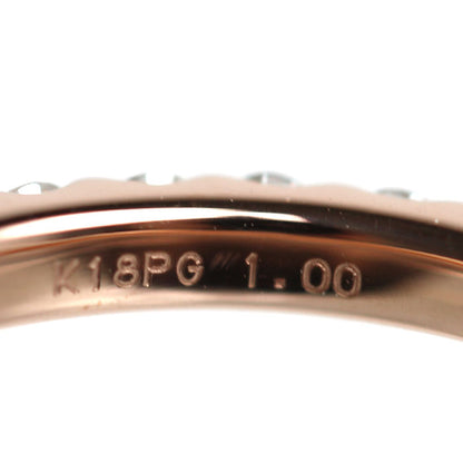 K18PG ピンクゴールド リング・指輪 ダイヤモンド1.00ct 11号 3.1g レディース【中古】【美品】