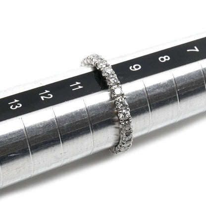 Pt900プラチナ フルエタニティ リング・指輪 ダイヤモンド0.86ct 10号 2.1g レディース【中古】【美品】