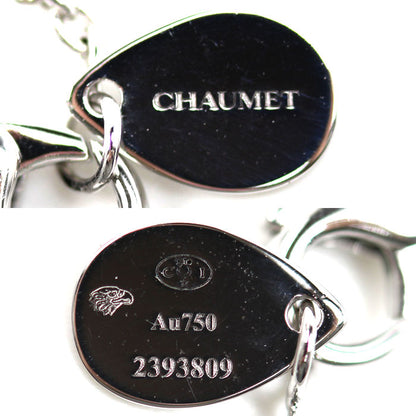 Chaumet ショーメ K18WG ホワイトゴールド ジョゼフィーヌ エグレット ネックレス 085144-000 アクアマリン ダイヤモンド 5.2g 42cm レディース【中古】【美品】