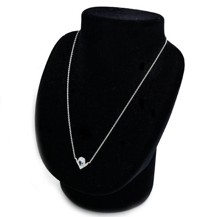 Chaumet ショーメ K18WG ホワイトゴールド ジョゼフィーヌ エグレット ネックレス 085144-000 アクアマリン ダイヤモンド 5.2g 42cm レディース【中古】【美品】