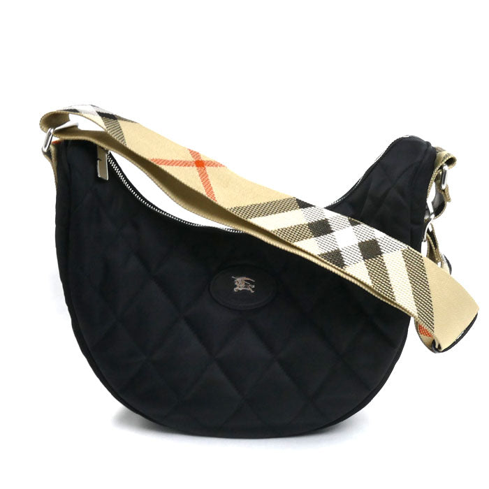 BURBERRY バーバリー ラージホースシュー クロスボディバッグ ショルダーバッグ ブラック 81241691 レディース【中古】【美品】