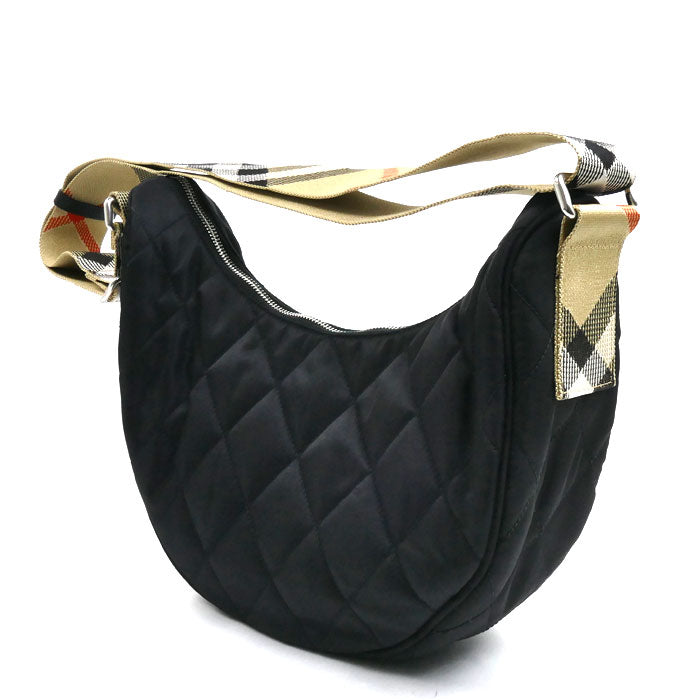 BURBERRY バーバリー ラージホースシュー クロスボディバッグ ショルダーバッグ ブラック 81241691 レディース【中古】【美品】