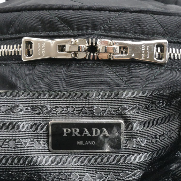 PRADA プラダ テスート インプントゥ リュック・デイパック ブラック 1BZ066 2AS3 F0002 ICチップ レディース【中古】