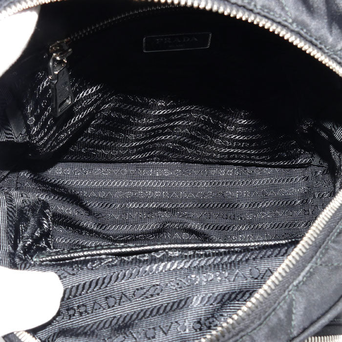 PRADA プラダ テスート インプントゥ リュック・デイパック ブラック 1BZ066 2AS3 F0002 ICチップ レディース【中古】