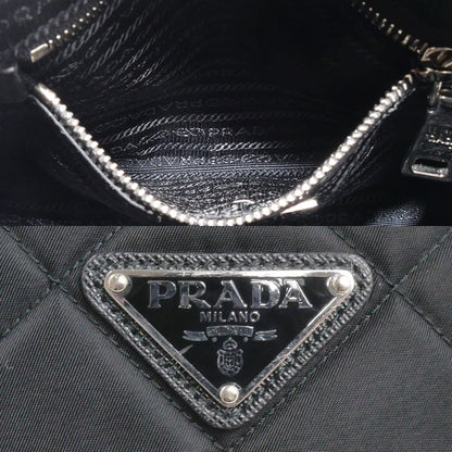 PRADA プラダ テスート インプントゥ リュック・デイパック ブラック 1BZ066 2AS3 F0002 ICチップ レディース【中古】